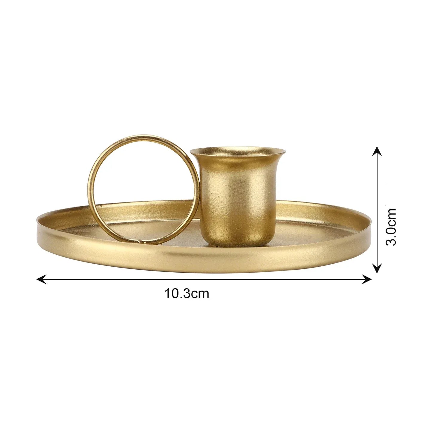 Bougeoir original | Décoration unique et créative pour votre intérieur Doré Lunyris