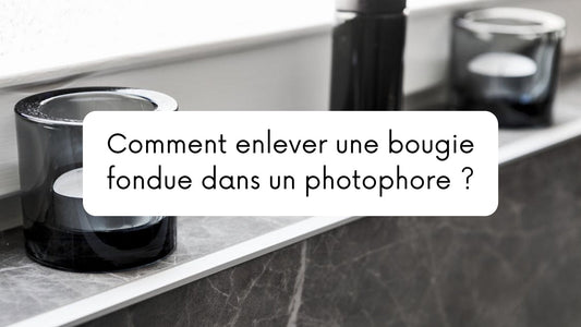Comment enlever une bougie fondue dans un photophore ?