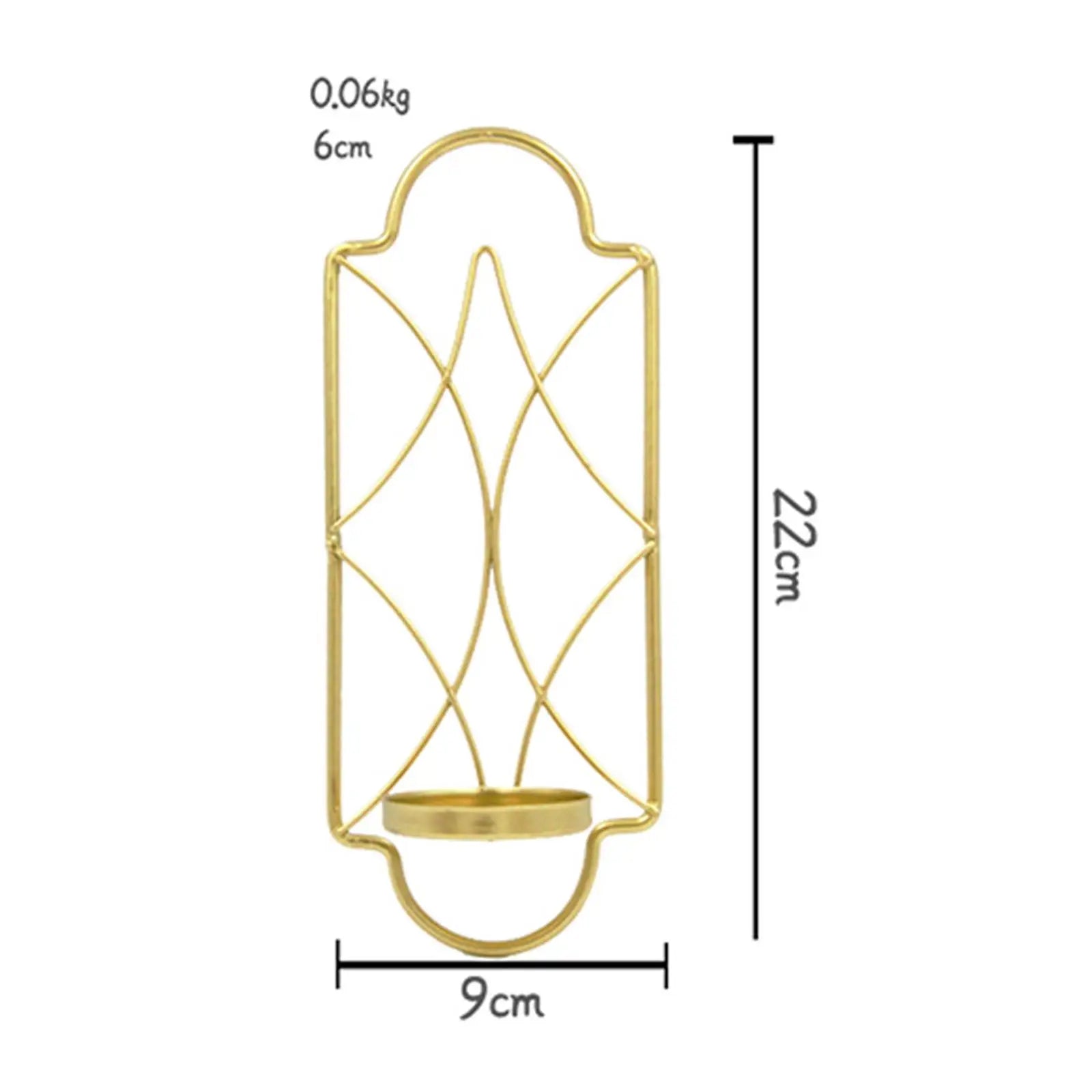 Bougeoir applique murale | Décoration élégante pour illuminer vos murs Lunyris