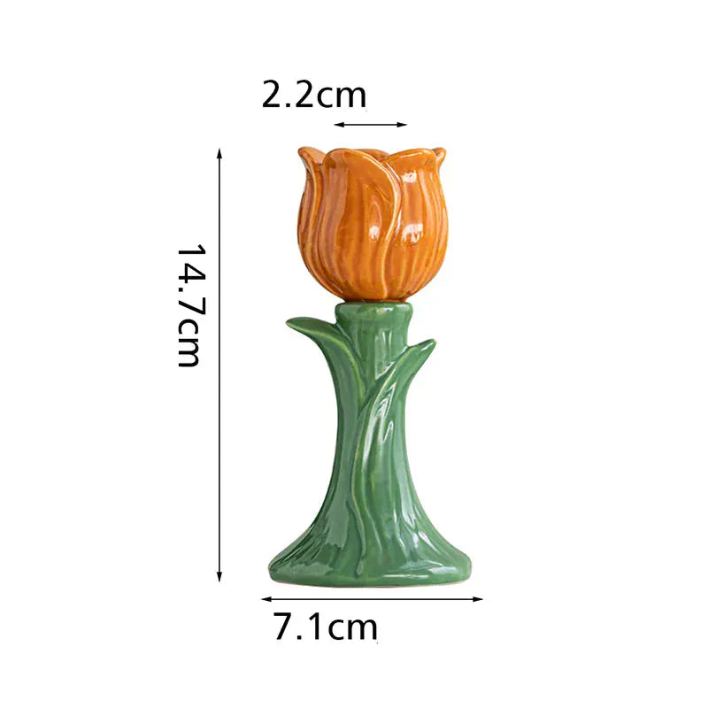 Bougeoir coloré | Décoration vive et florale pour votre intérieur Lunyris