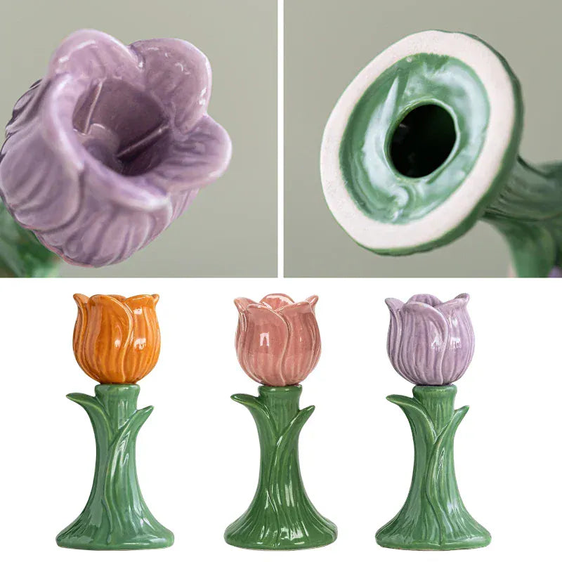 Bougeoir coloré | Décoration vive et florale pour votre intérieur Lunyris