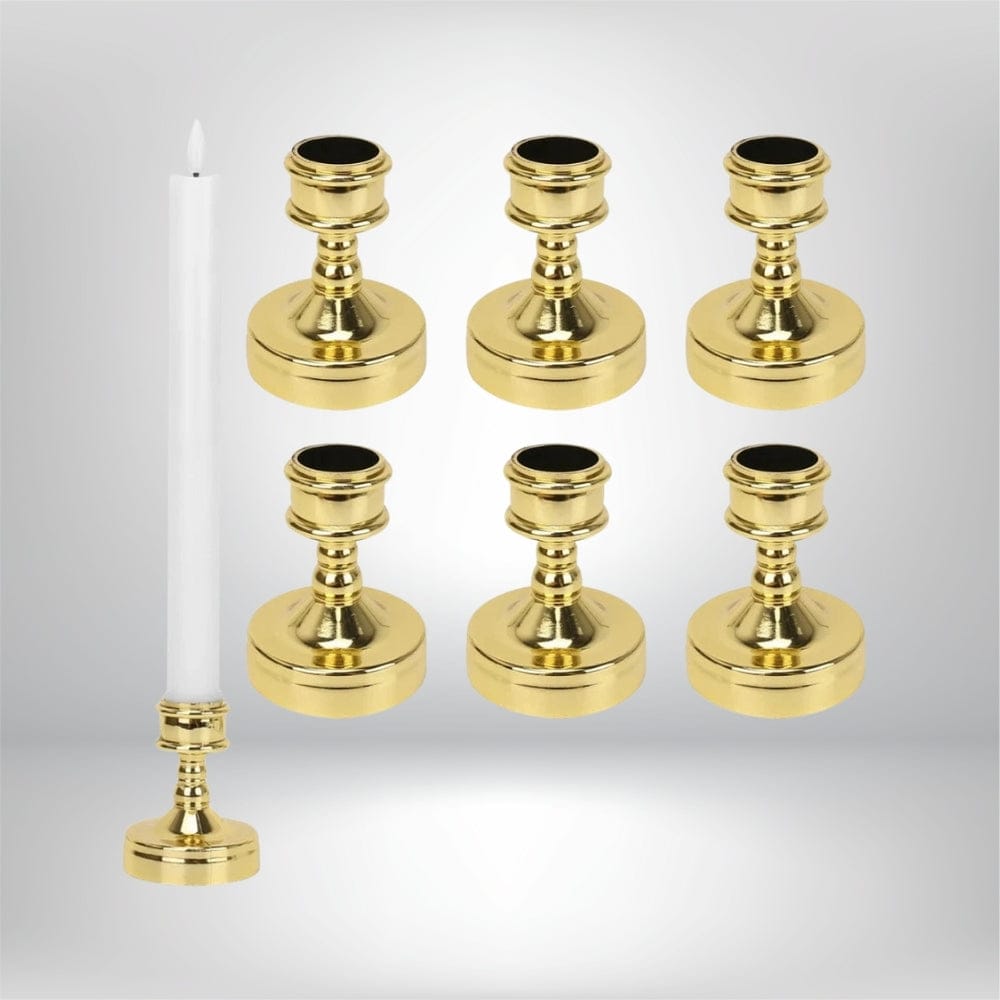 Bougeoir en étain | Accessoire raffiné au style vintage Lunyris