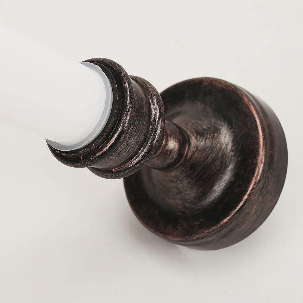 Bougeoir en étain | Accessoire raffiné au style vintage Lunyris