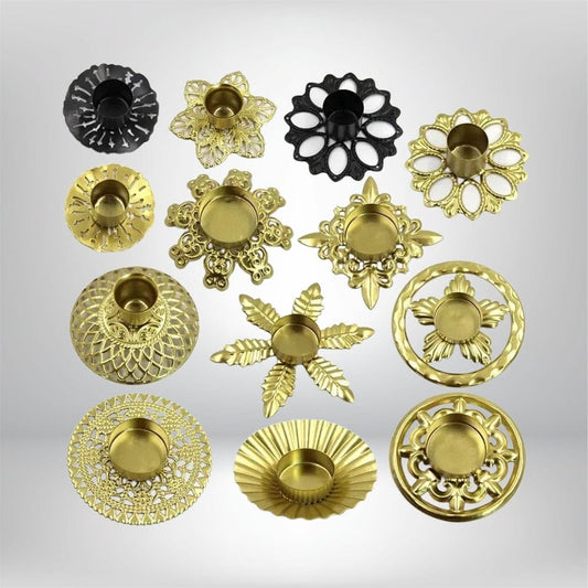 Bougeoir en fer forgé | Accessoire déco au charme authentique Lunyris