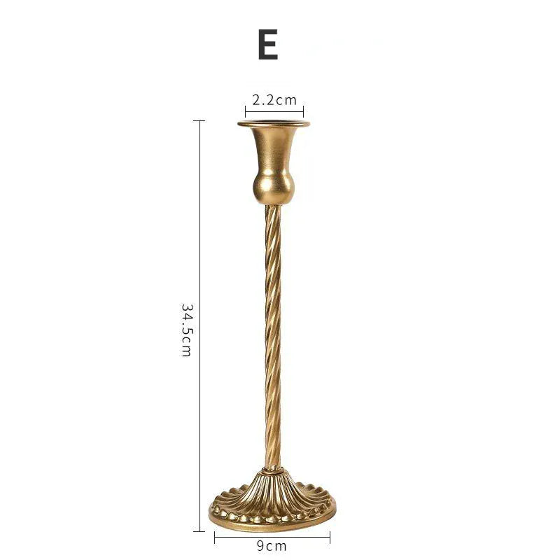 Bougeoir en laiton | Décoration raffinée pour votre intérieur 34.5x9 cm Lunyris