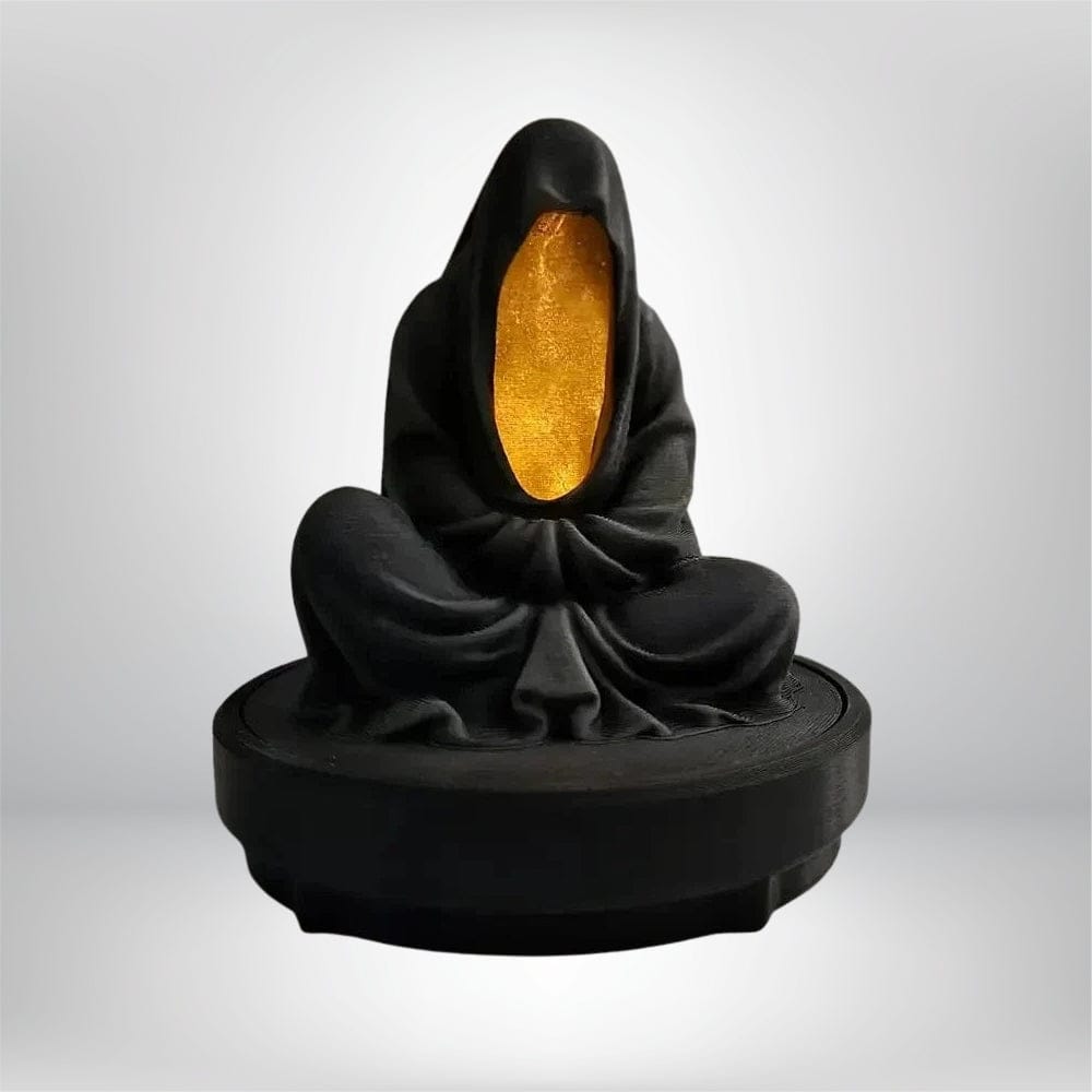 Bougeoir Halloween faucheuse | Décoration macabre et originale Noir Lunyris