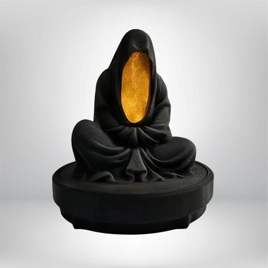 Bougeoir Halloween faucheuse | Décoration macabre et originale Noir Lunyris