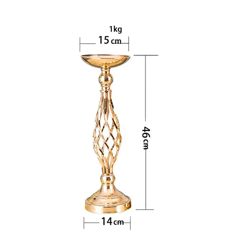 Bougeoir pour mariage | Élégance romantique pour vos tables de fête Bas 46cm Lunyris