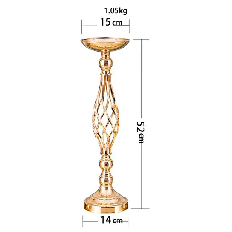 Bougeoir pour mariage | Élégance romantique pour vos tables de fête Moyen 52cm Lunyris