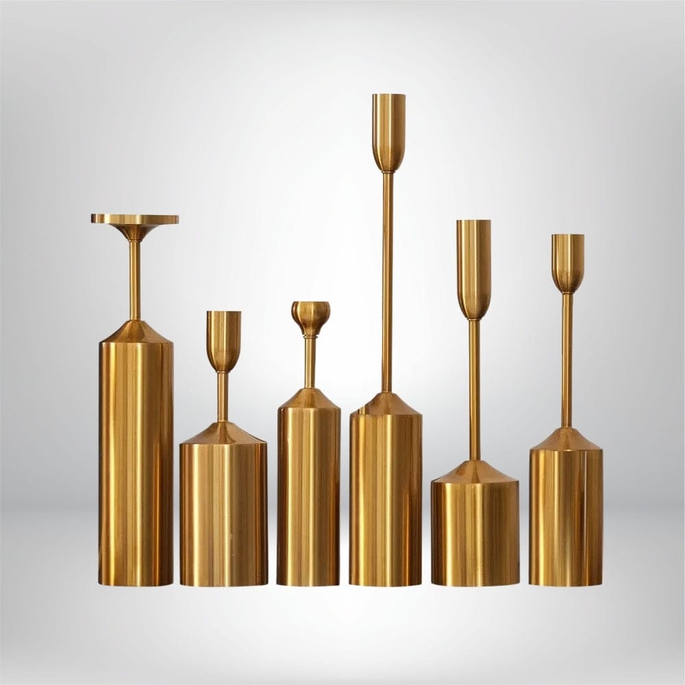 Grand bougeoir sur pied | Élégance majestueuse pour sublimer votre intérieur Lunyris