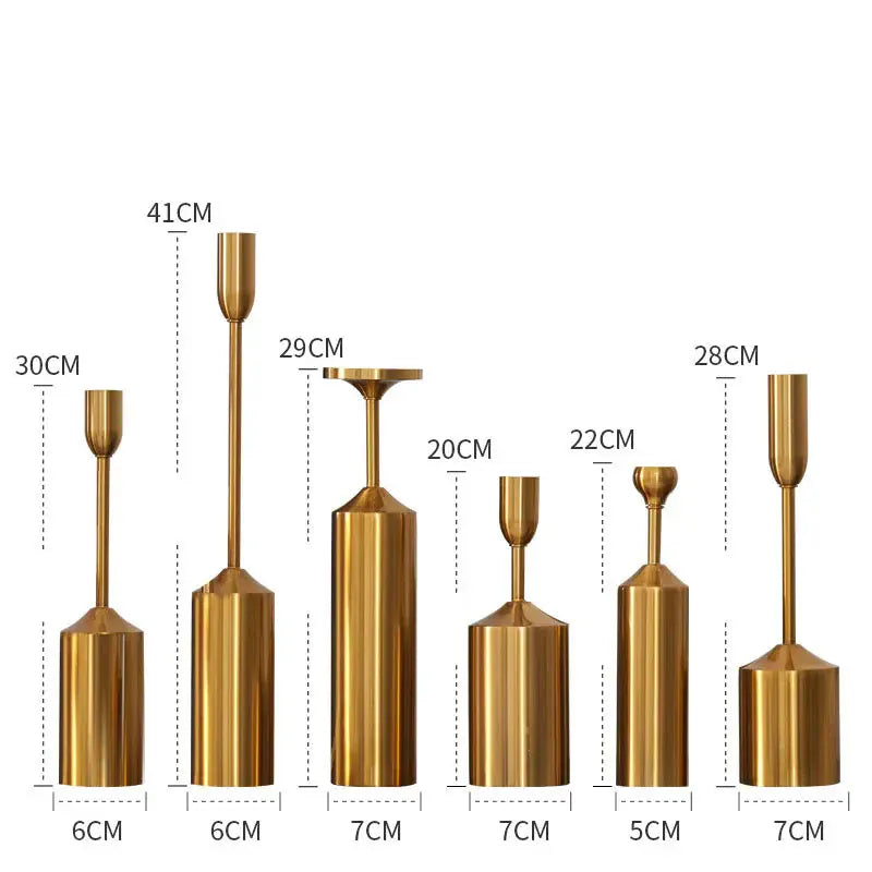 Grand bougeoir sur pied | Élégance majestueuse pour sublimer votre intérieur Lunyris