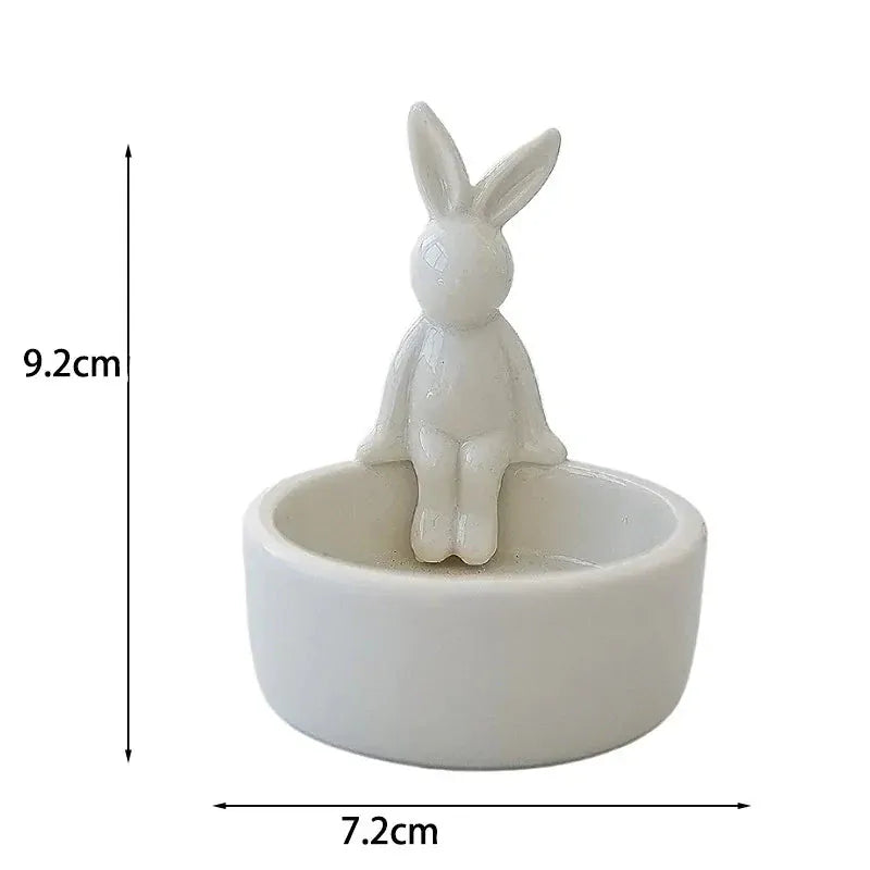 Photophore mignon | Petite touche lumineuse et adorable Lapin Lunyris