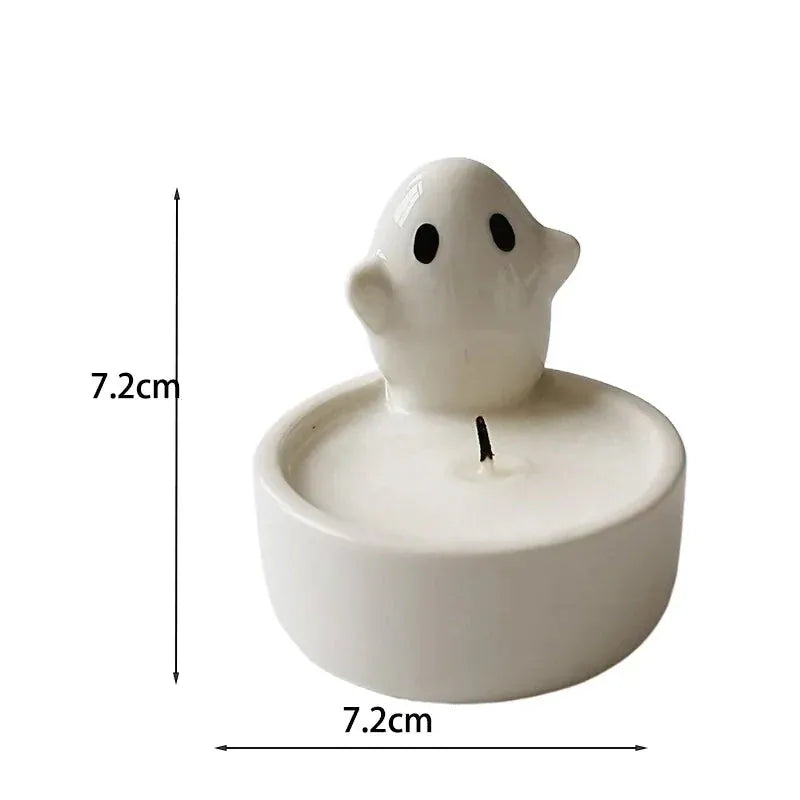 Photophore mignon | Petite touche lumineuse et adorable Petit fantôme Lunyris