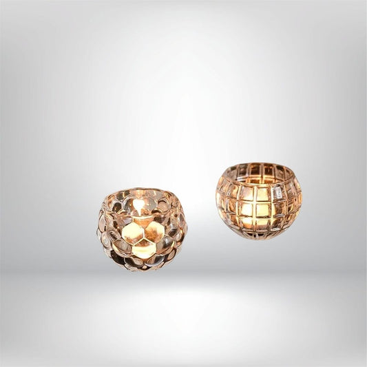 Photophore transparent | Décoration élégante et épurée Lunyris