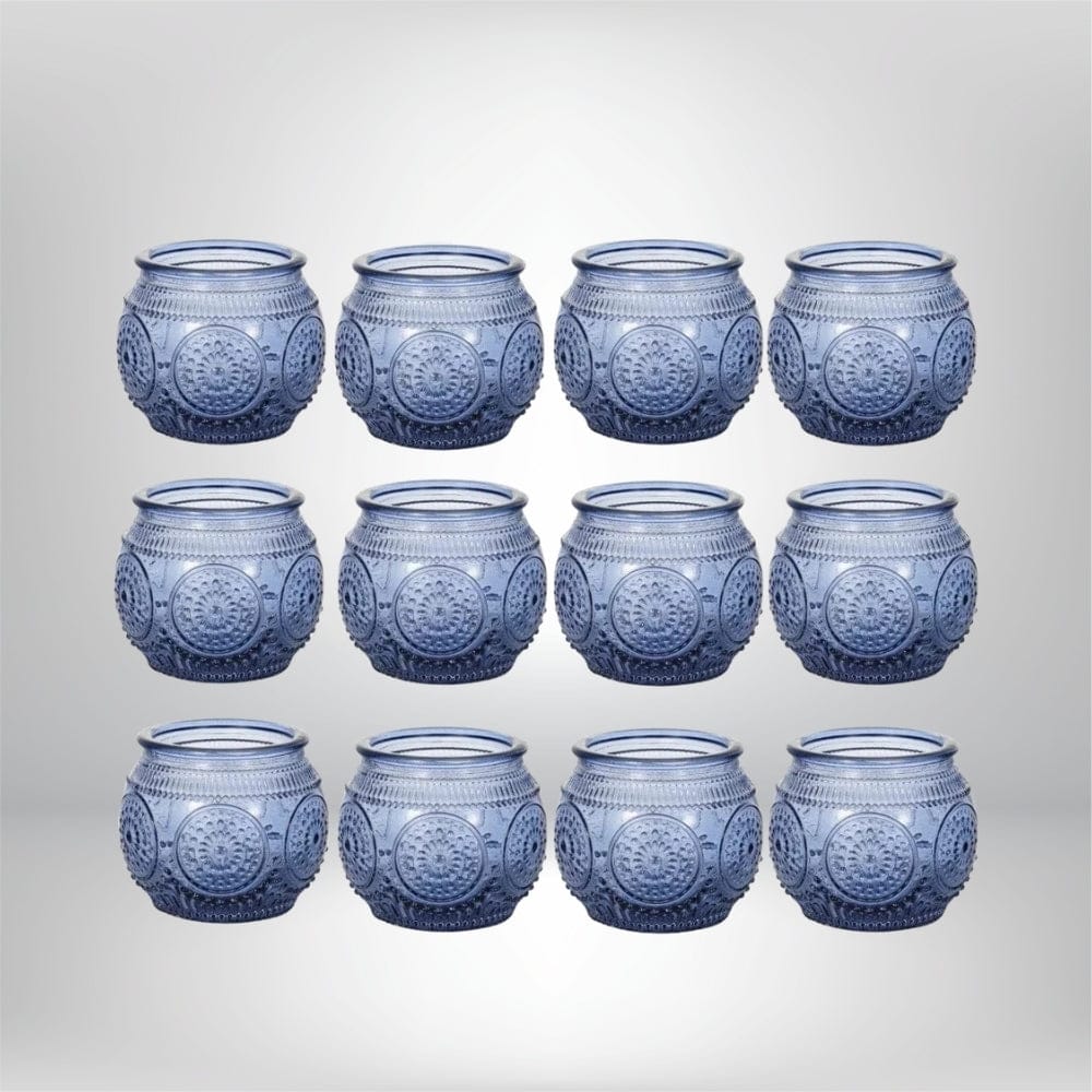 Photophore verre coloré | Décoration lumineuse et pleine de charme Lunyris