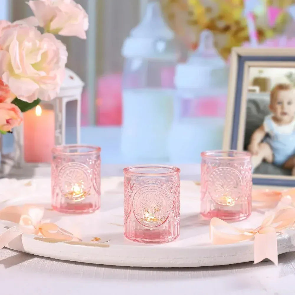 Photophore verre coloré | Décoration lumineuse et pleine de charme Lunyris